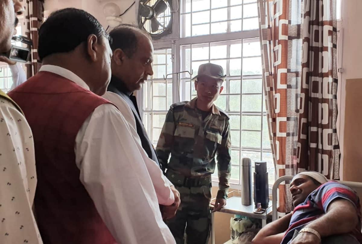 multi storey building collapse in solan  CM Jairam Thakur Visited Spot
