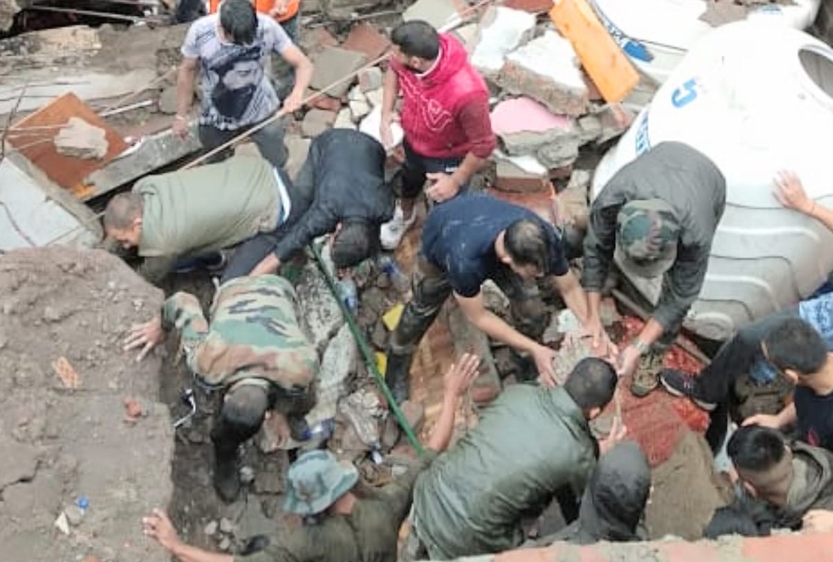 building collapse in solan woman body in debris found