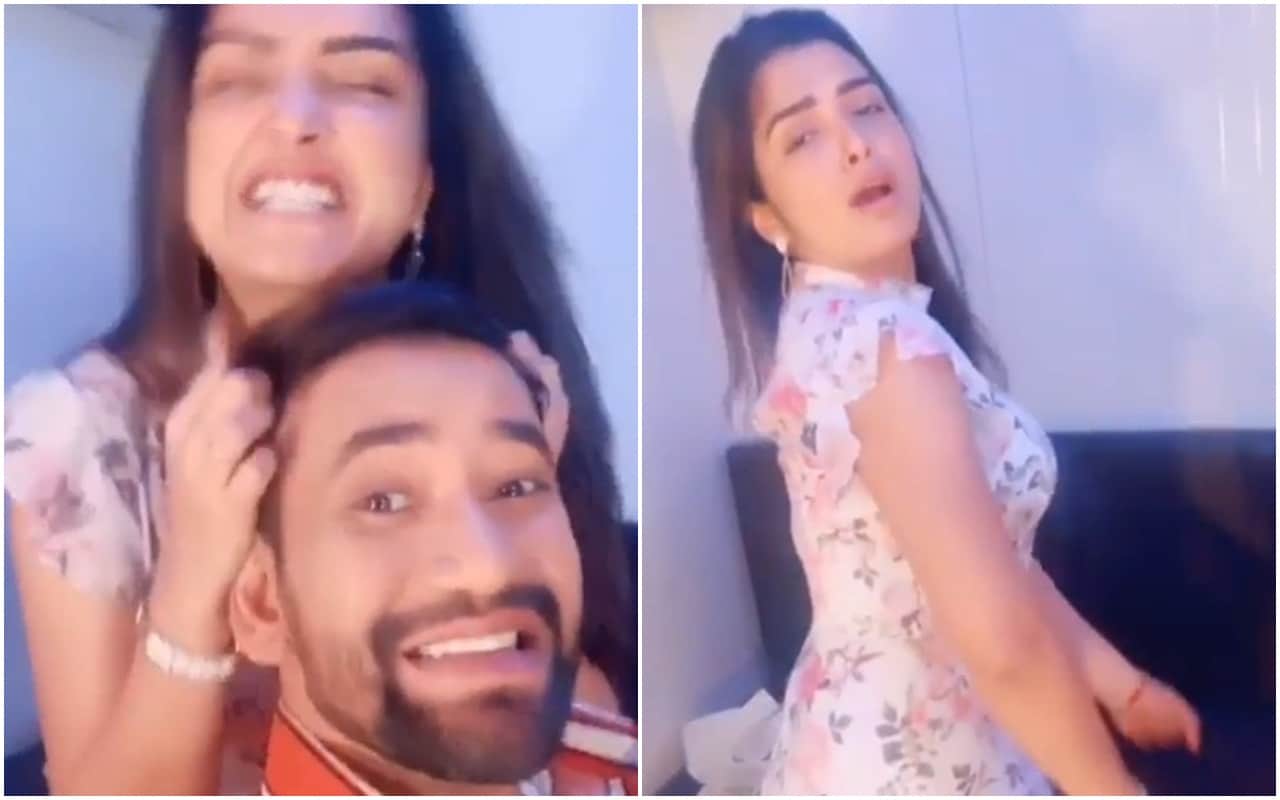Bhojpuri Star Amrapali Dubey dance with Nirahua on Arvind Akela Kallu Song Kaduwa Ke Ras