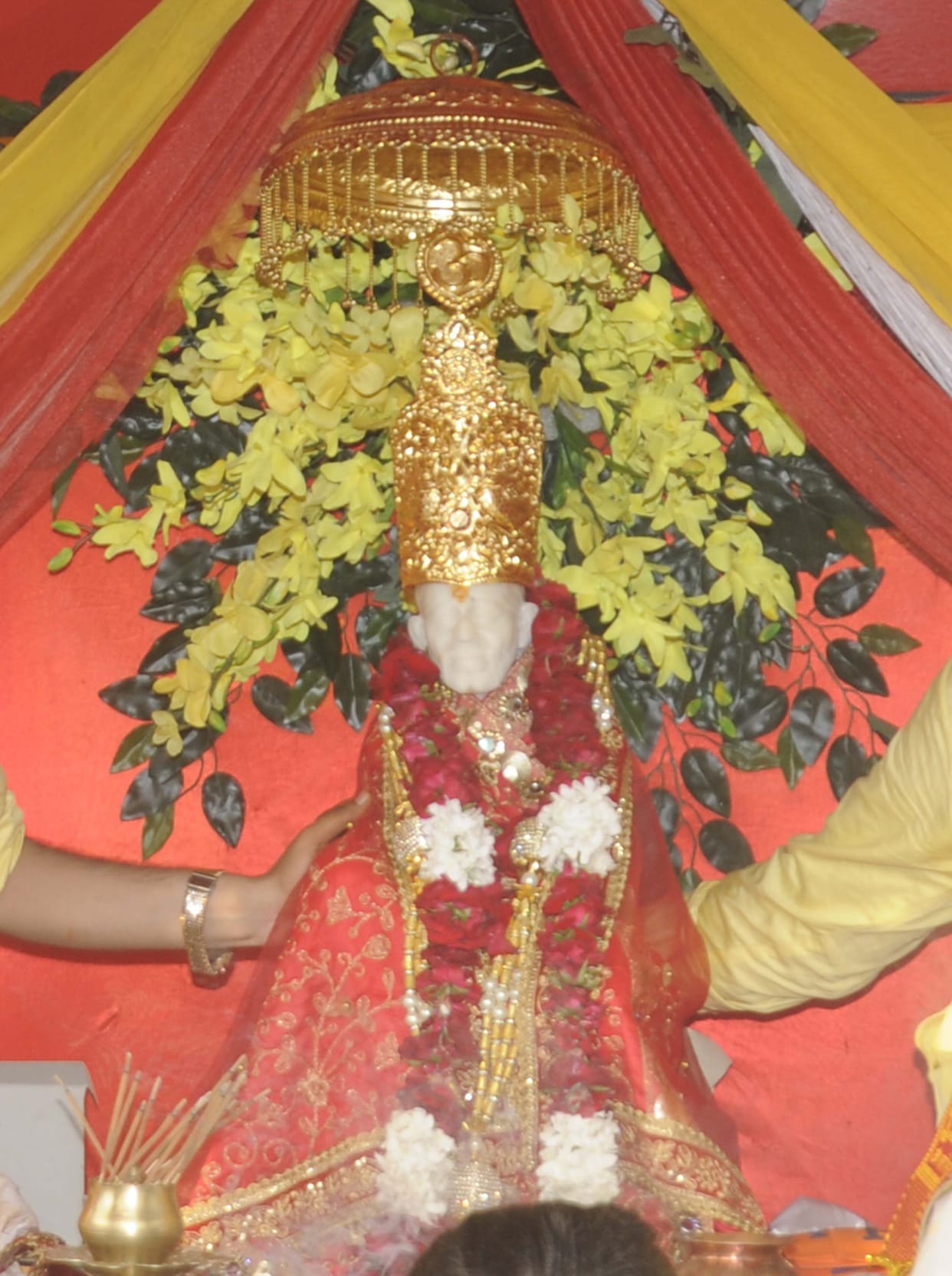 Sai Baba celebration of artistic floats