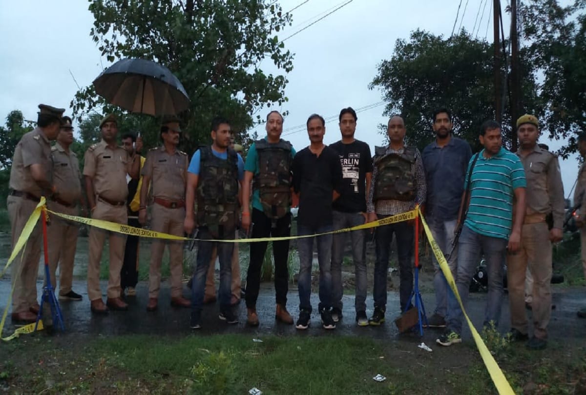 encounter between Uttar pradesh Police and criminals in Muzaffarnagar