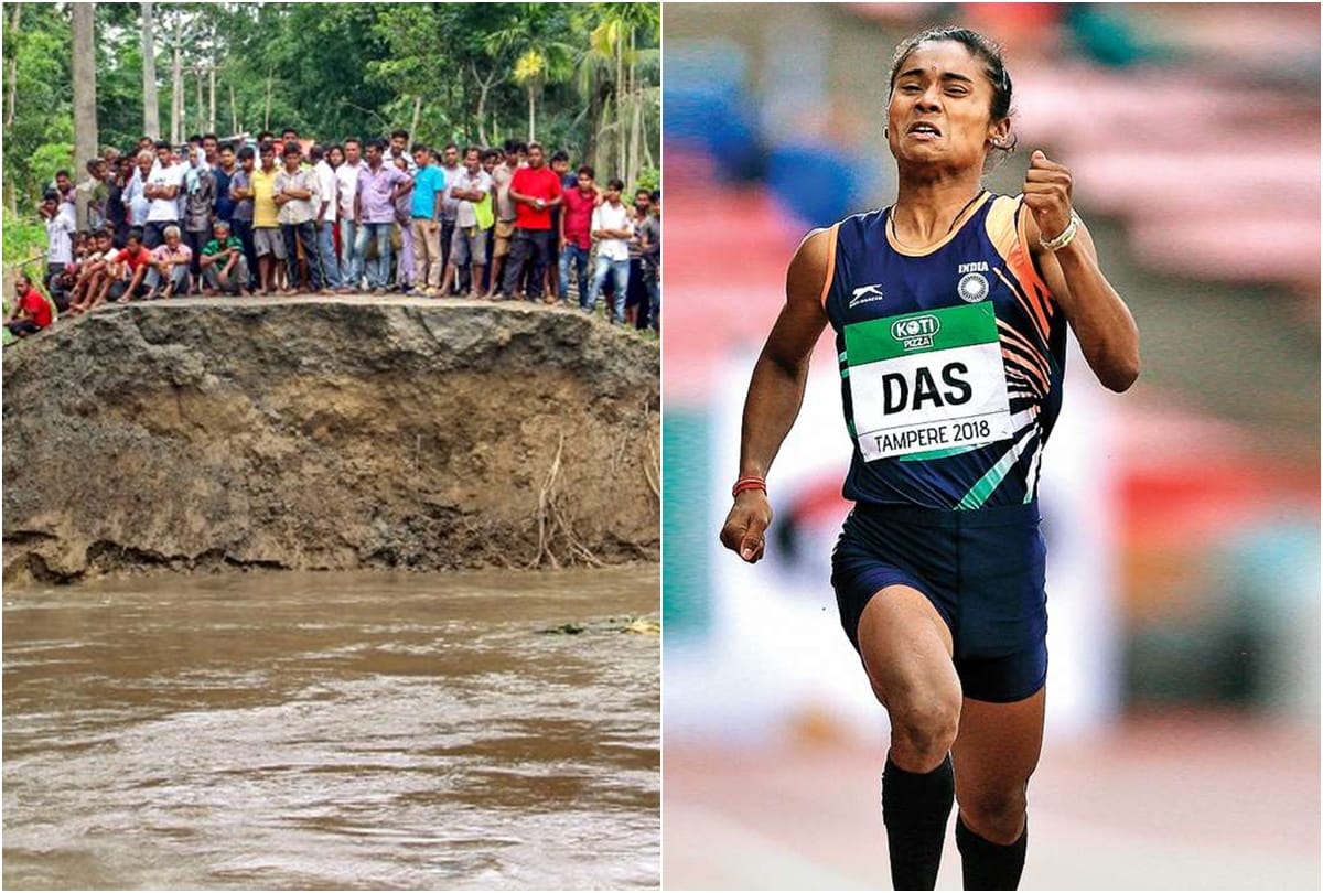 Hima das donates half her month's salary for Assam flood donation fund 2019