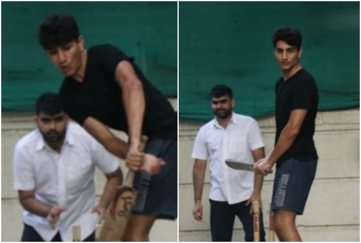 Saif Ali Khan son Ibrahim following grandfather Mansoor Ali Khan Pataudi footprints playing cricket