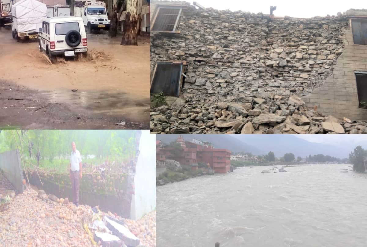 heavy rainfall warning for six districts of himachal