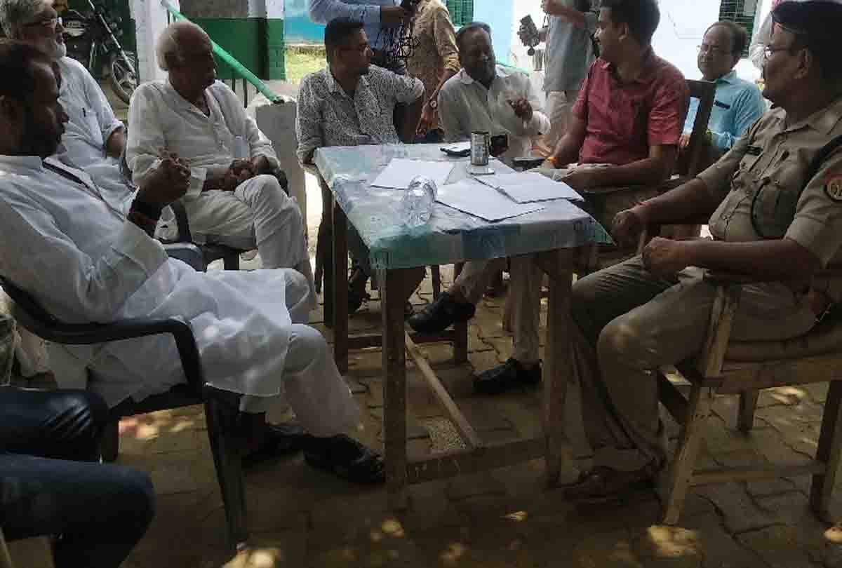 uncontrolled crowded put fire In madrassa room found meat