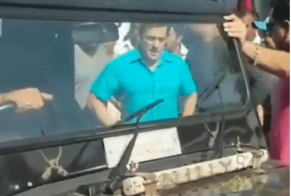 salman khan shooting dabangg 3 in maharashtra fans goes shouted