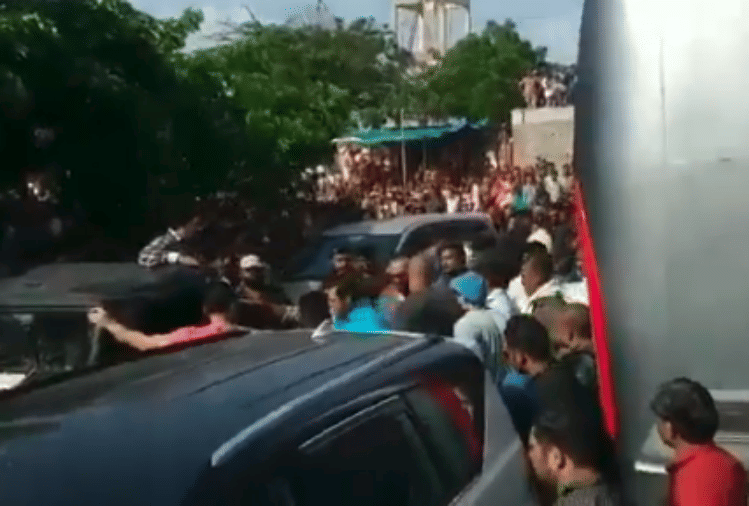 salman khan shooting dabangg 3 in maharashtra fans goes shouted