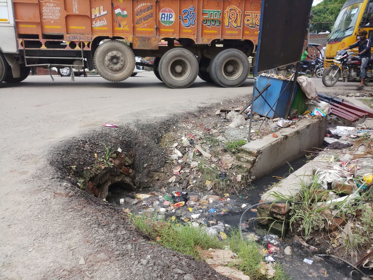 Drainage problem in city due to destryoed 11 small bridge