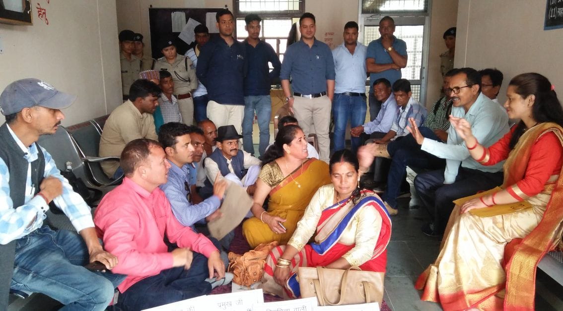 Counter-terrorism dispute between Block Chief and Area Panchayat members