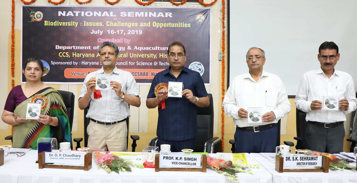 a seminar held in a agriculture university