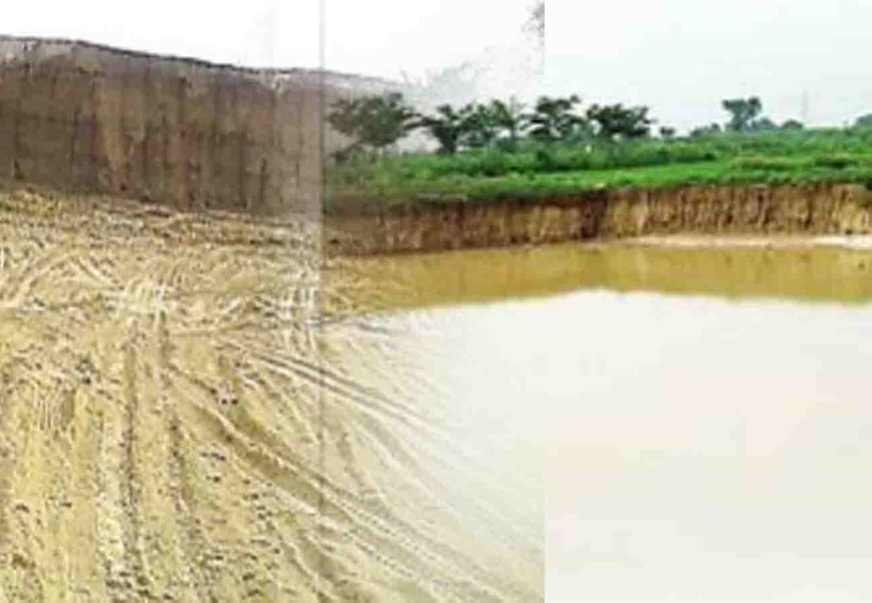 Illegal mining in kanpur and support of ruling party leaders