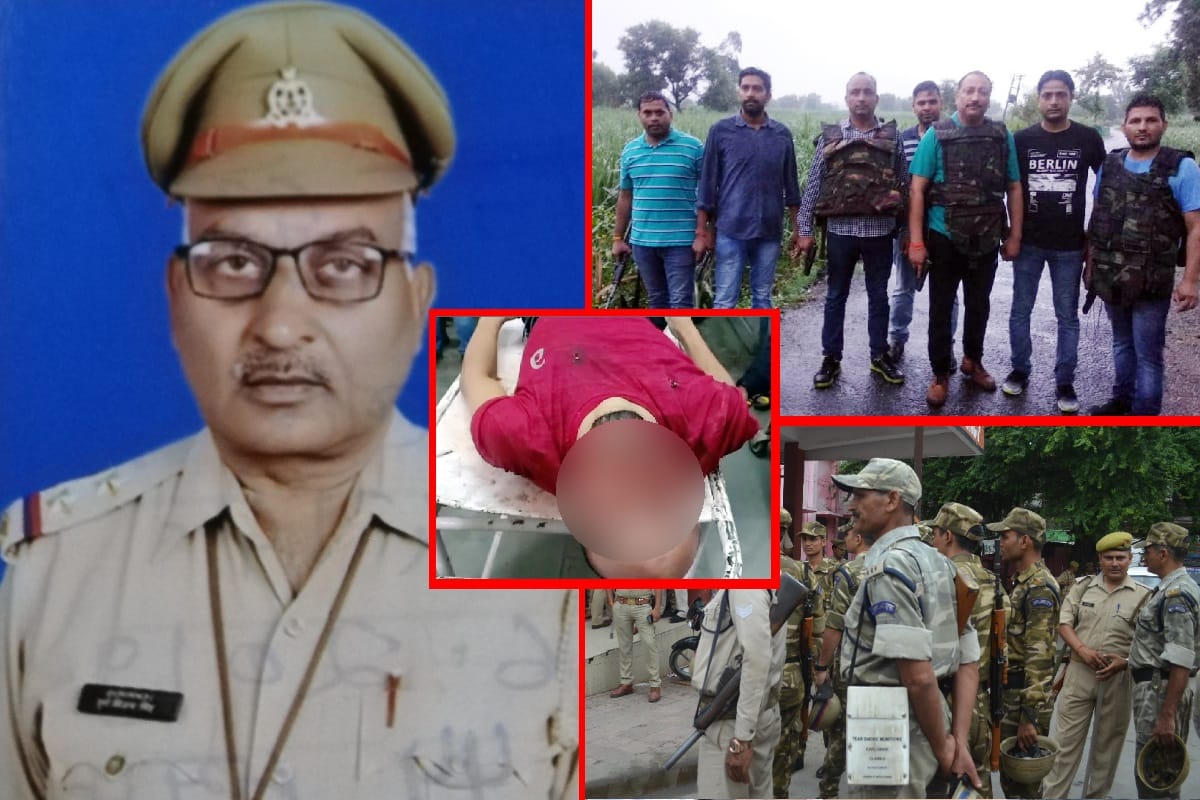 UP police took  revenge of  Martyrdom of Daroga durgvijay singh by killed four criminals