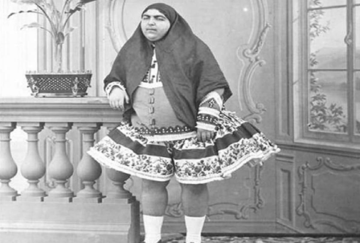 Mustache princess Qajar story 13 Men Killed Themselves For Her Love