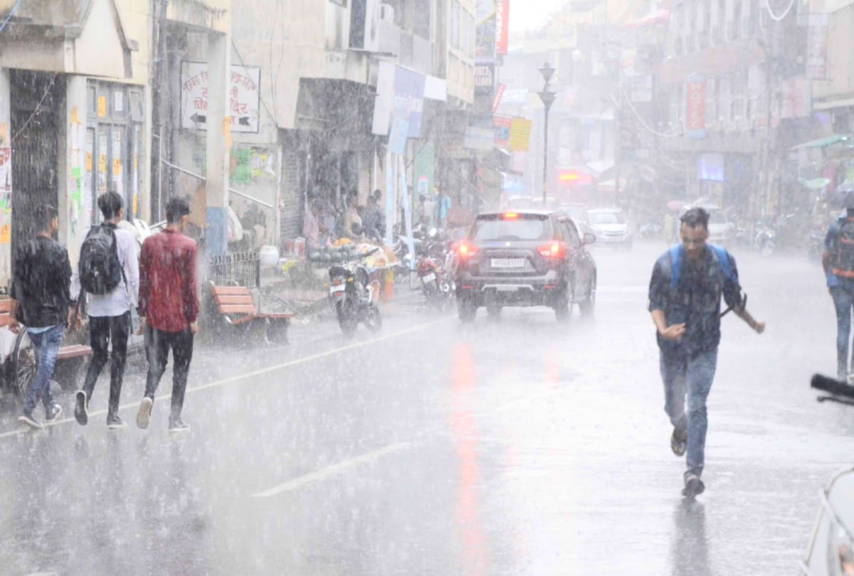 heavy rain in Delhi and nearby areas as IMD issues red alert