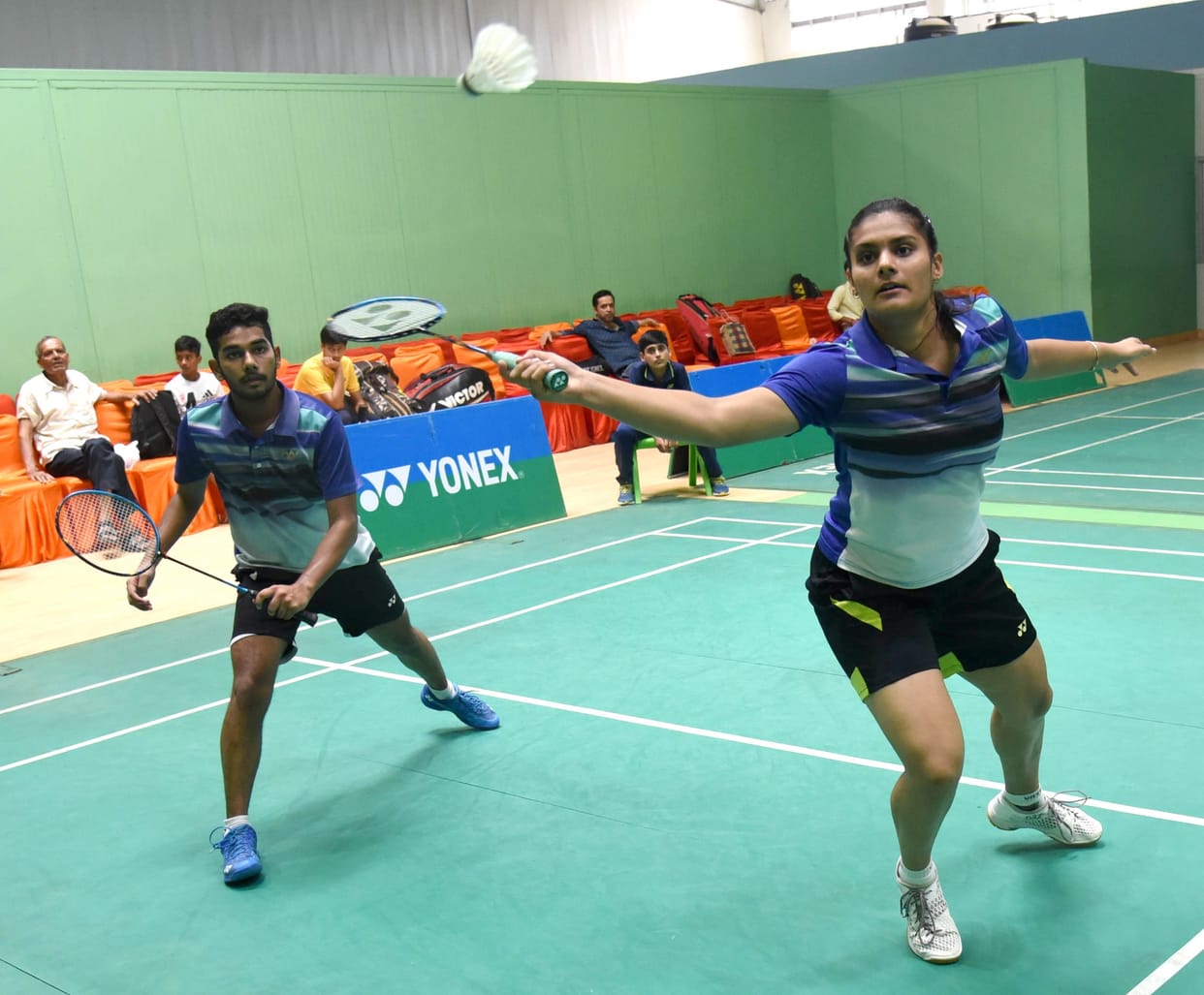 garima four medal win in badminton game