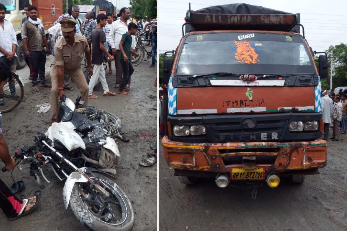 without helmet and over speed took life of Four friends in a road accident