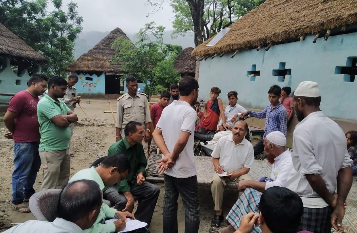 Gurgaar Basti, gutted in floods