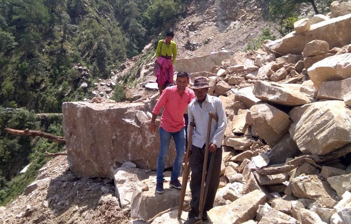 road is blocked since 36 hours