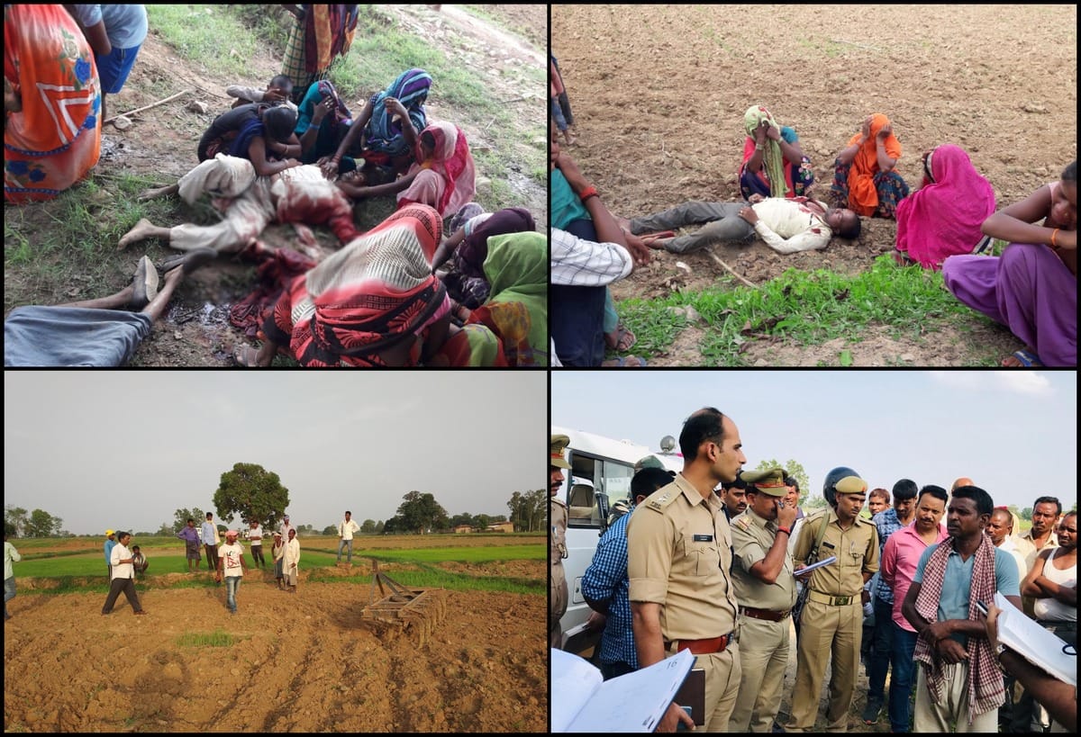 half an hour continuous firing 10 died many injured ghorawal sonbhadra clash