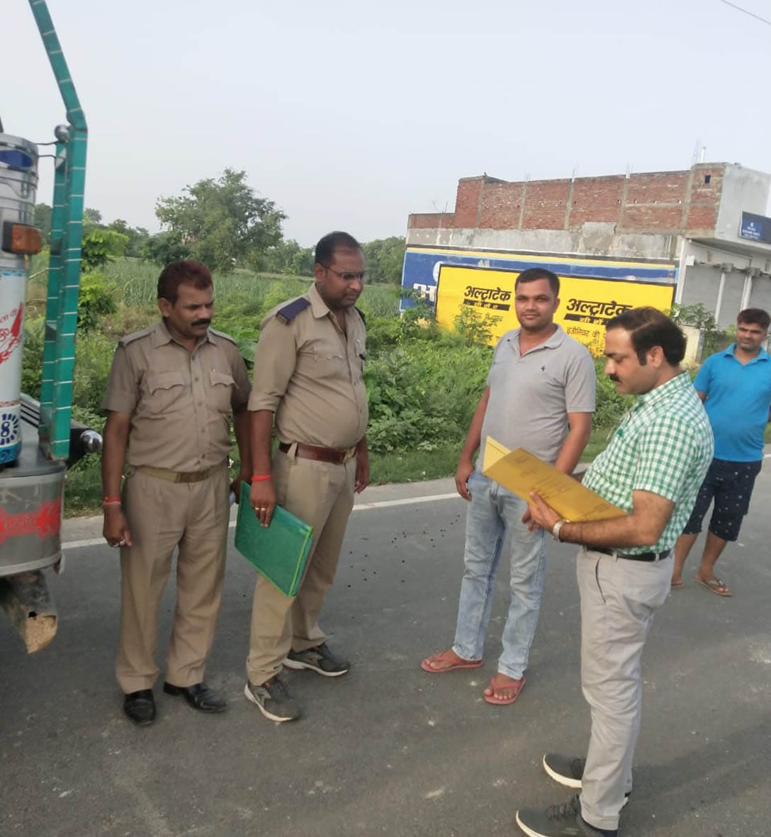 challan of 150 heavy vehicles