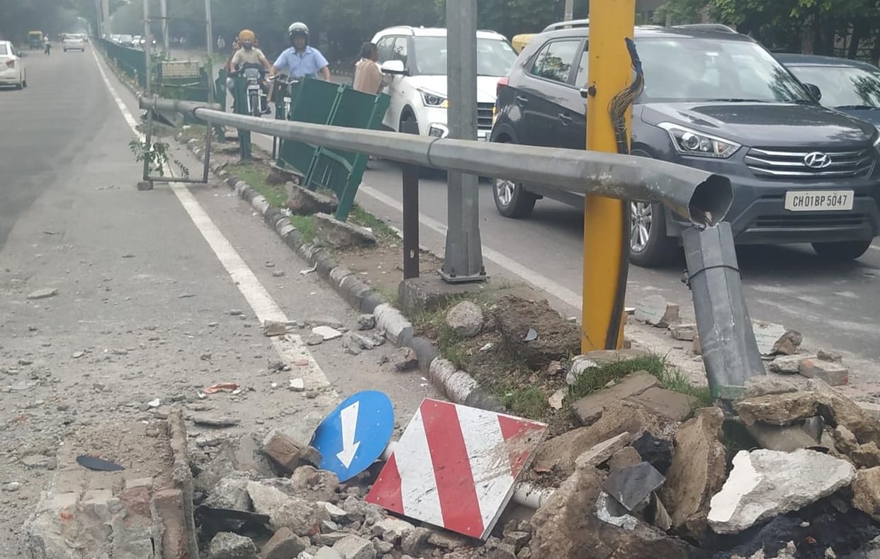 Accident in Mohali