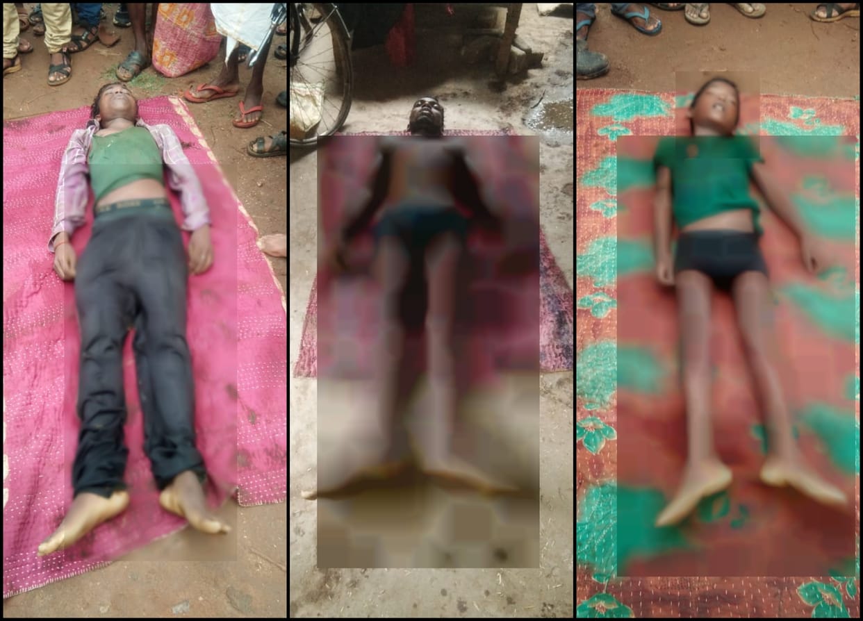 three died by falling lightning in babhni sonbhadra