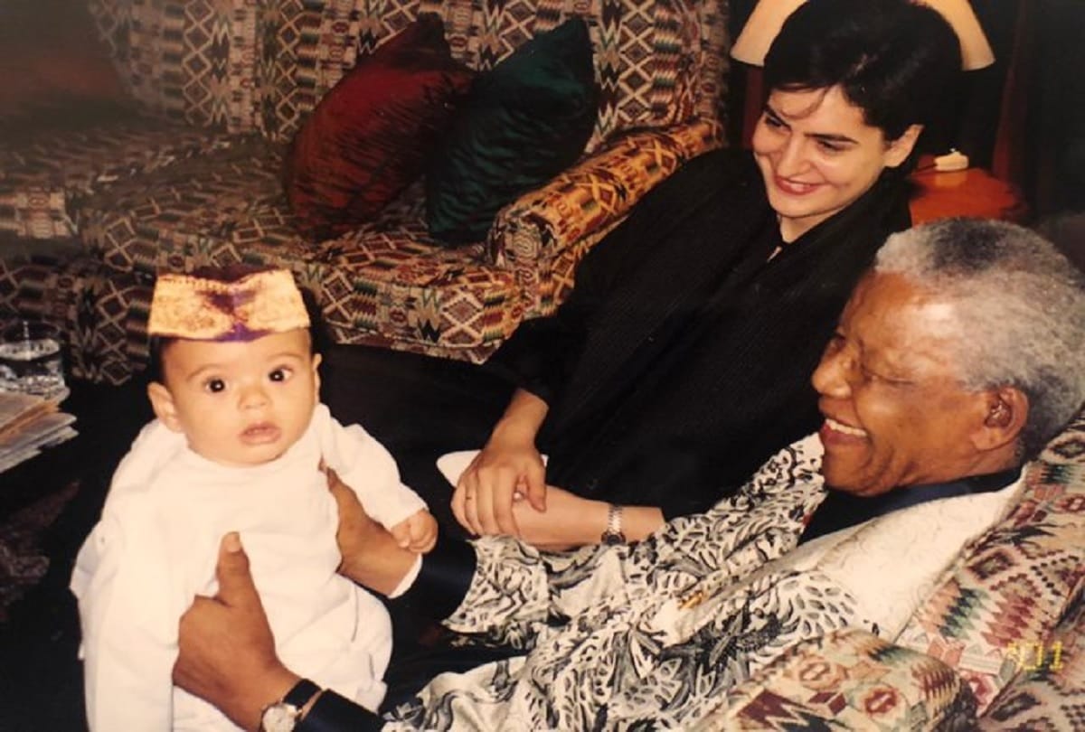 Priyanka Gandhi tweet her picture with Nelson Mandela on his 101 birth anniversary