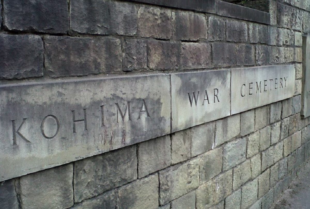 kohima war cemetery where indian government needs permision from british authority to do anything