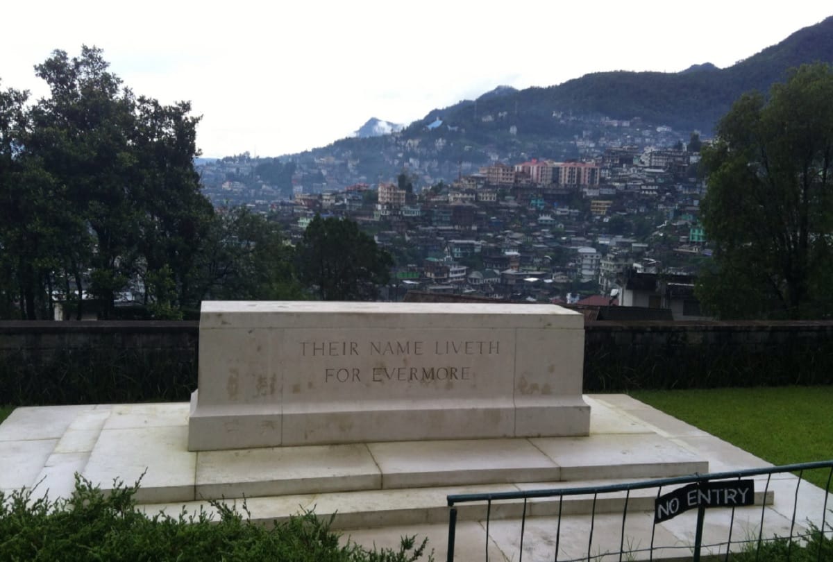 kohima war cemetery where indian government needs permision from british authority to do anything