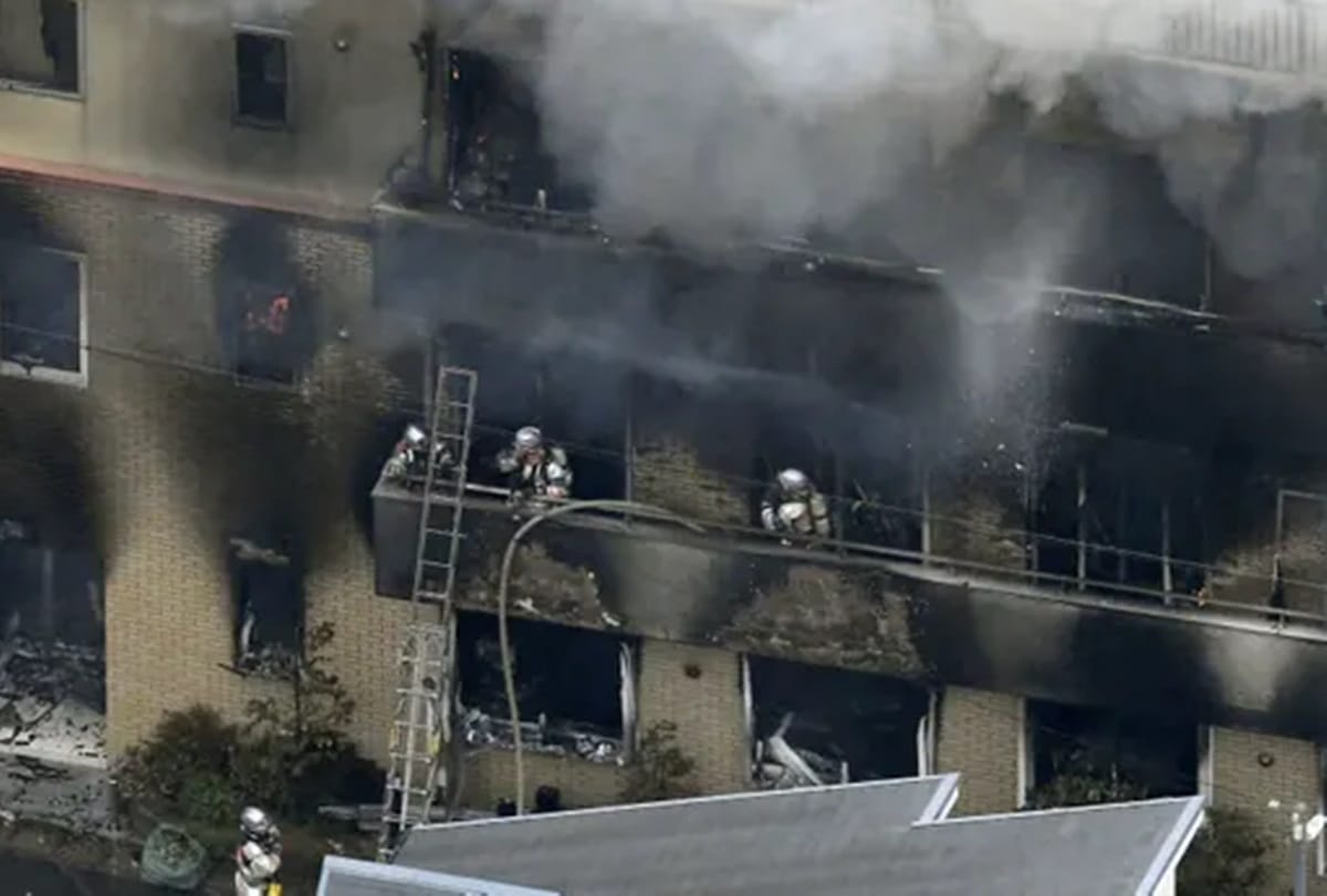 Kyoto animation studio fire, Japanese fire official says 24 people presumed dead