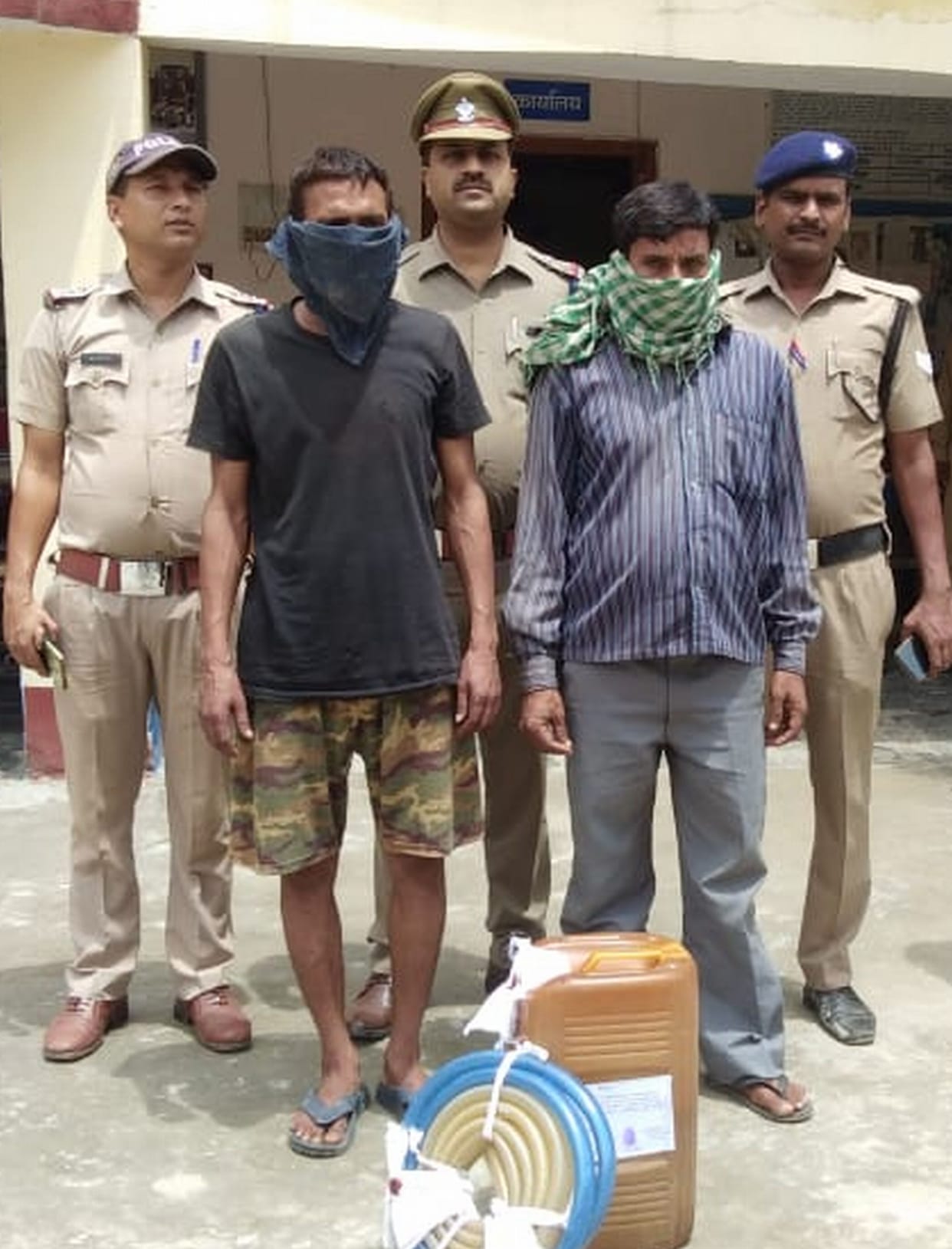 Two arrested in connection of Diesel Theft