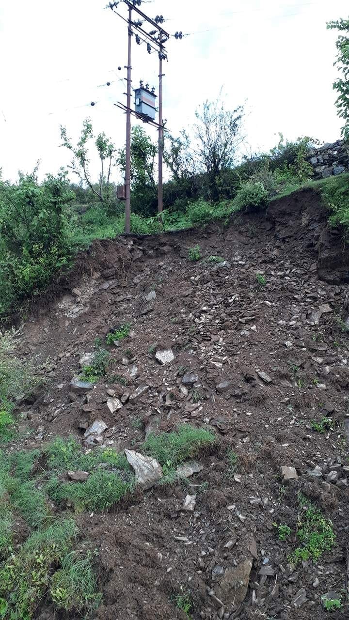 Threat to Transformer from Landslide