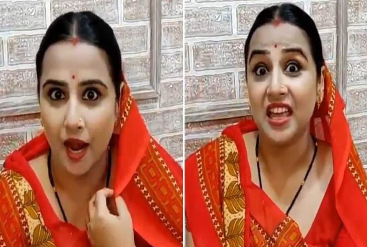 Vidya Balan has posted a hilarious video where she lip syncs a person giving sanskari gyan