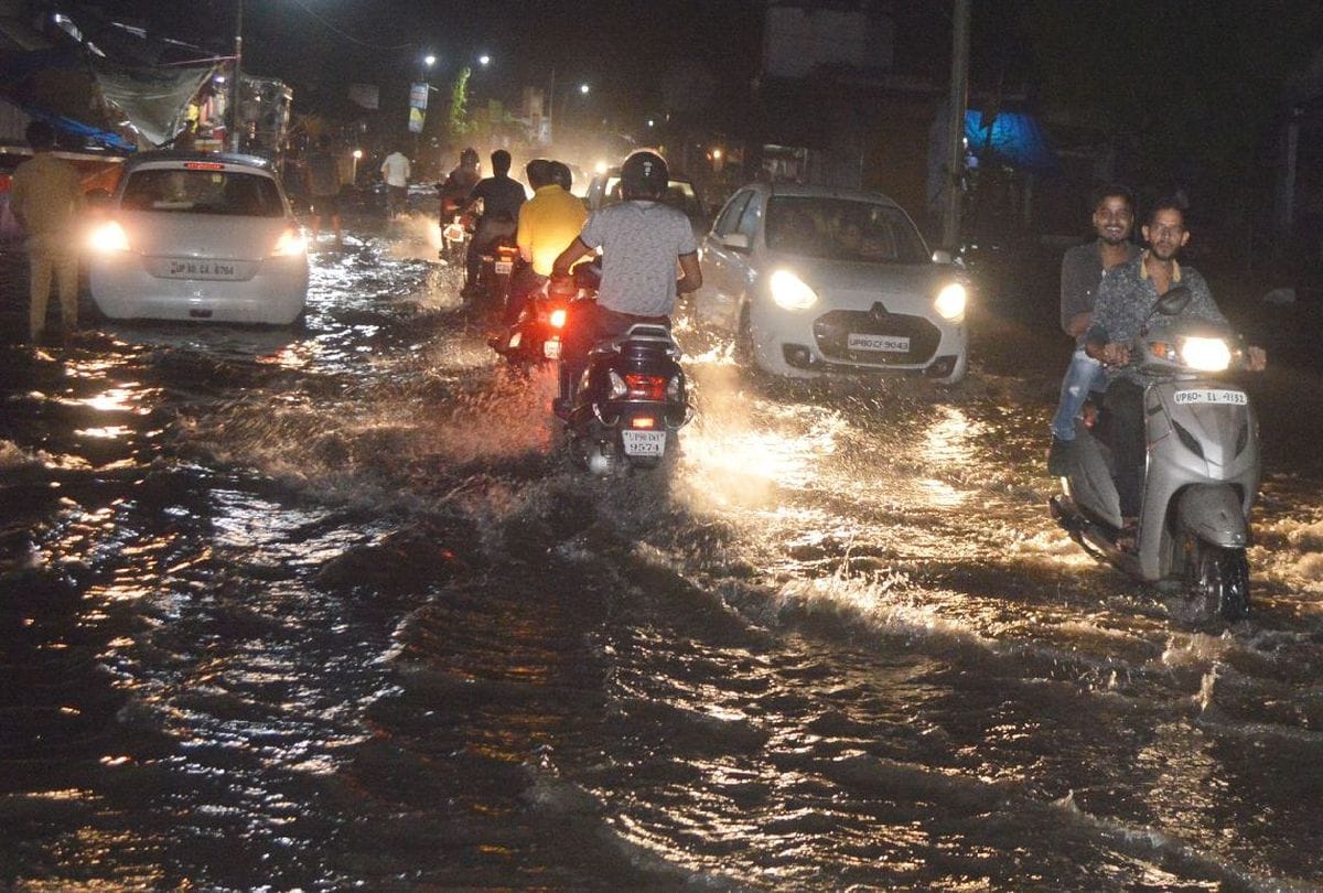 Savan 2019 heavy rain in agra