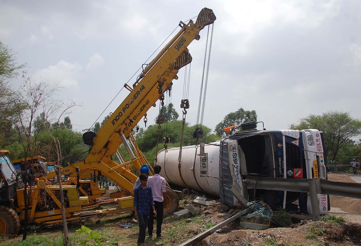 Accident of the LPG Canter