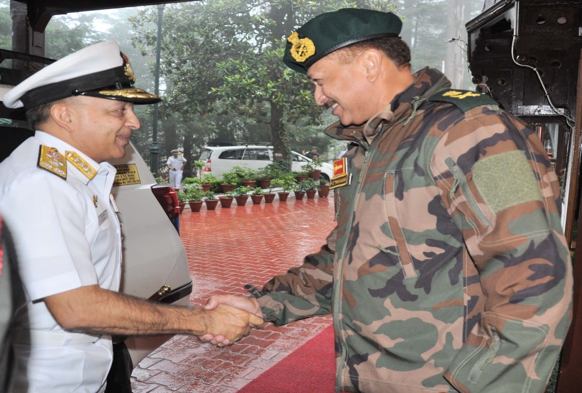 Vice Admiral AK Chawla on Shimla tour