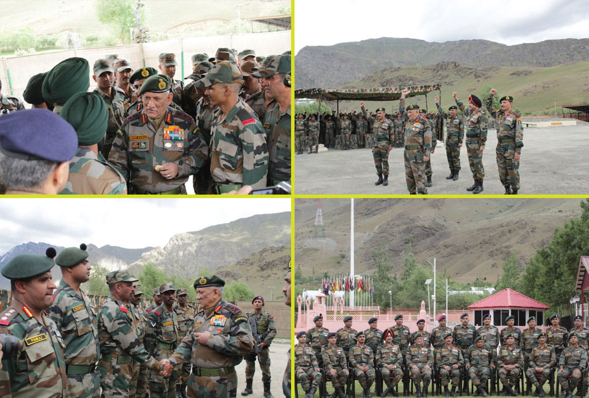 CHIEF OF ARMY STAFF GEN BIPIN RAWAT VISITS DRAS SECTOR; REVIEWS OPERATIONAL PREPAREDNESS
