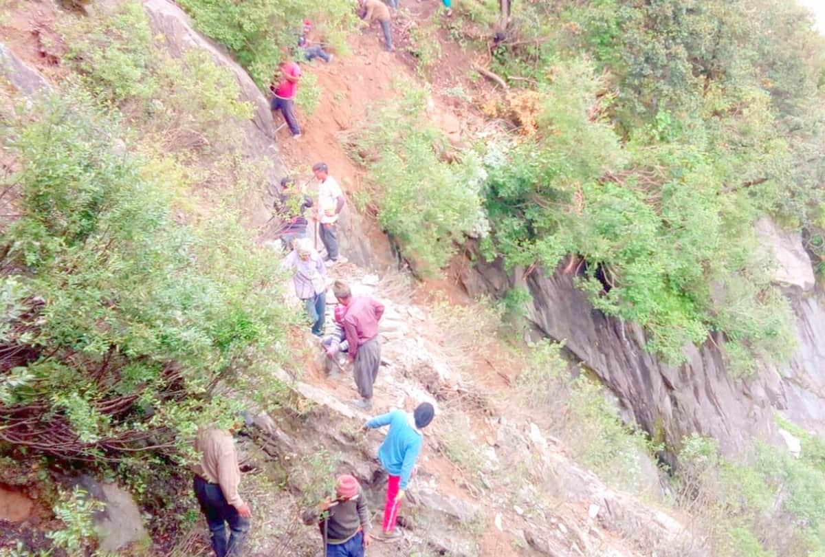 Road to Bara Bhangal restored after one year kangra himachal pradesh