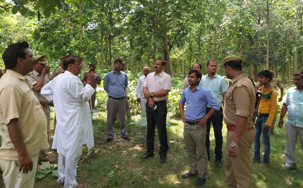 DM inspected of Vibhutinath temple complex