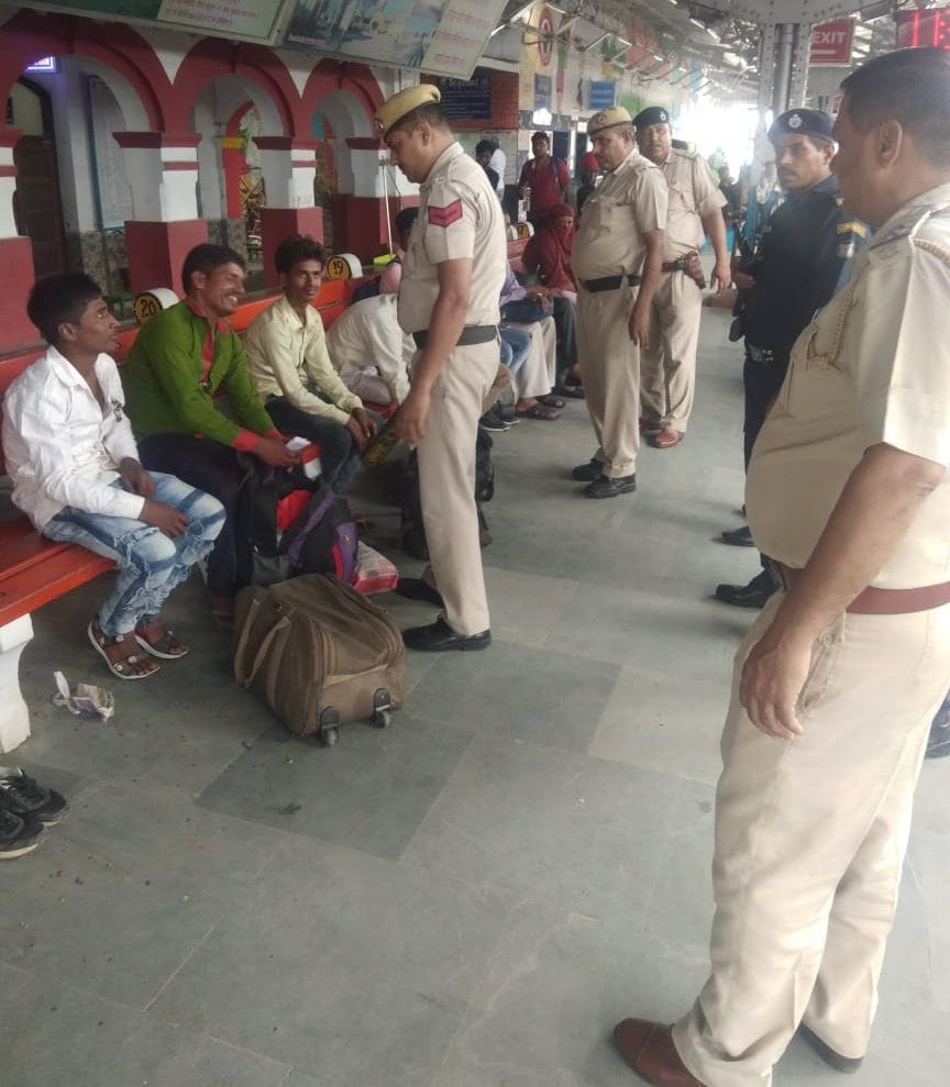 Alert at Railway Station