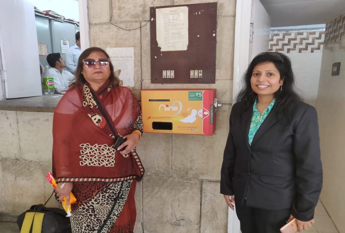 Niine sanitary napkin vending machines were installed in Gurungam District Court