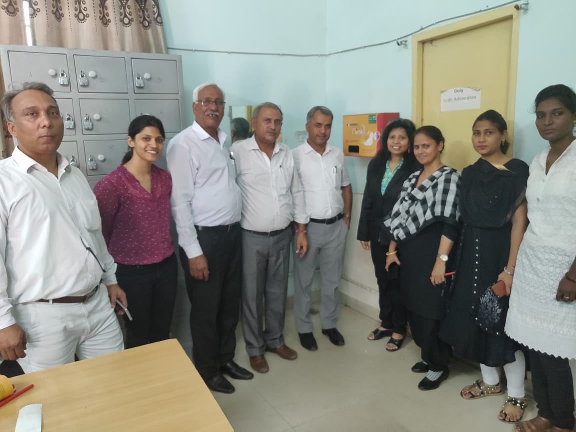 Niine sanitary napkin vending machines were installed in Gurungam District Court