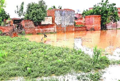 Water Level Of The Ghaggar River increased Due To Heavy Rain In Punjab And Haryana