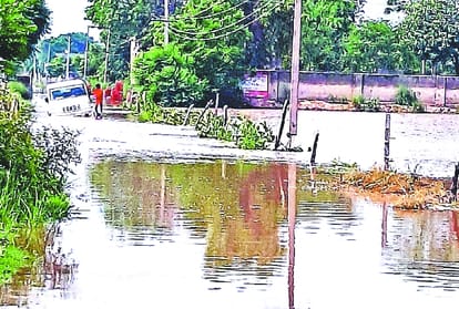 Water Level Of The Ghaggar River increased Due To Heavy Rain In Punjab And Haryana