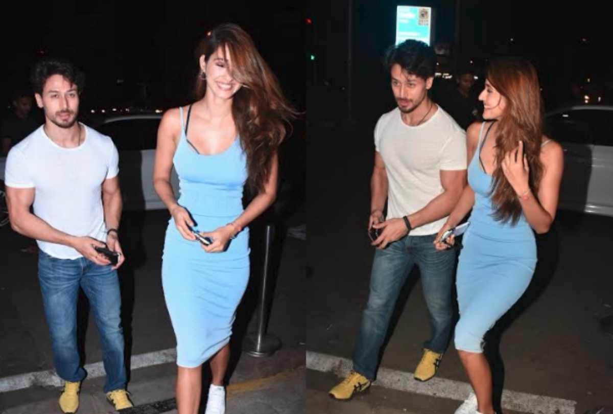 disha patani and tiger shroff spotted at restro in mumbai
