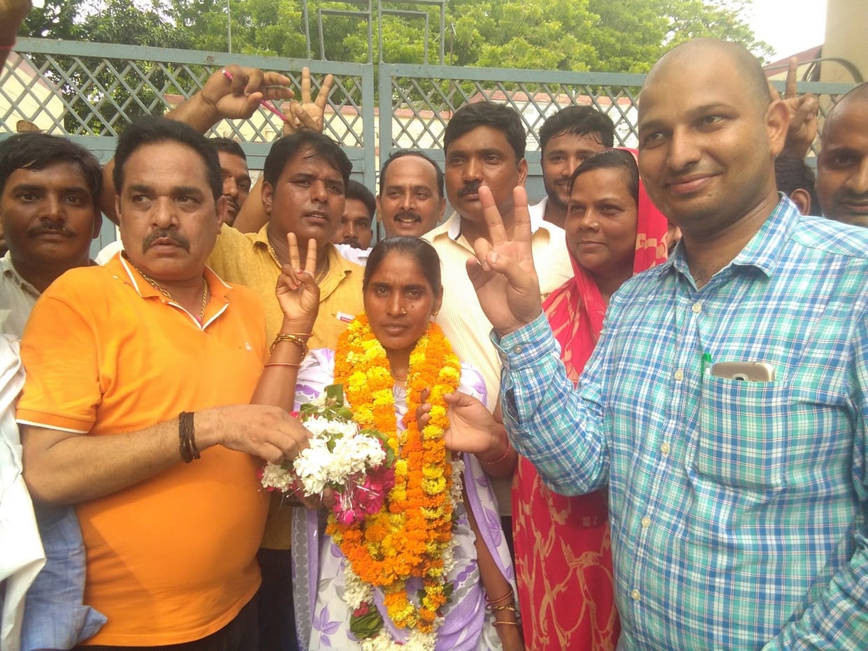 Vidya Devi won the main election by winning the election