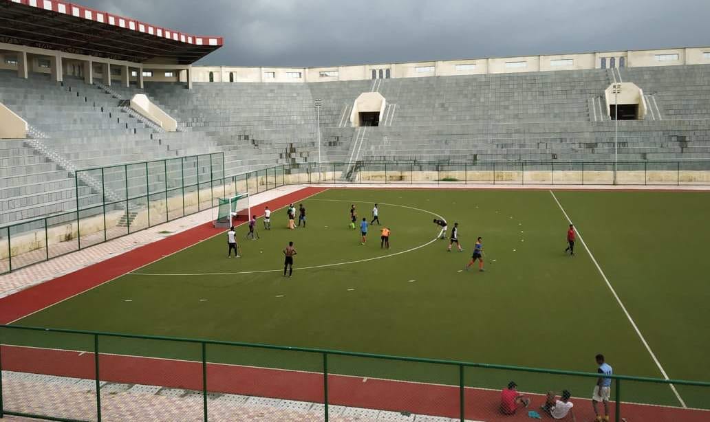 Sports department got astrotruff hockey stadium