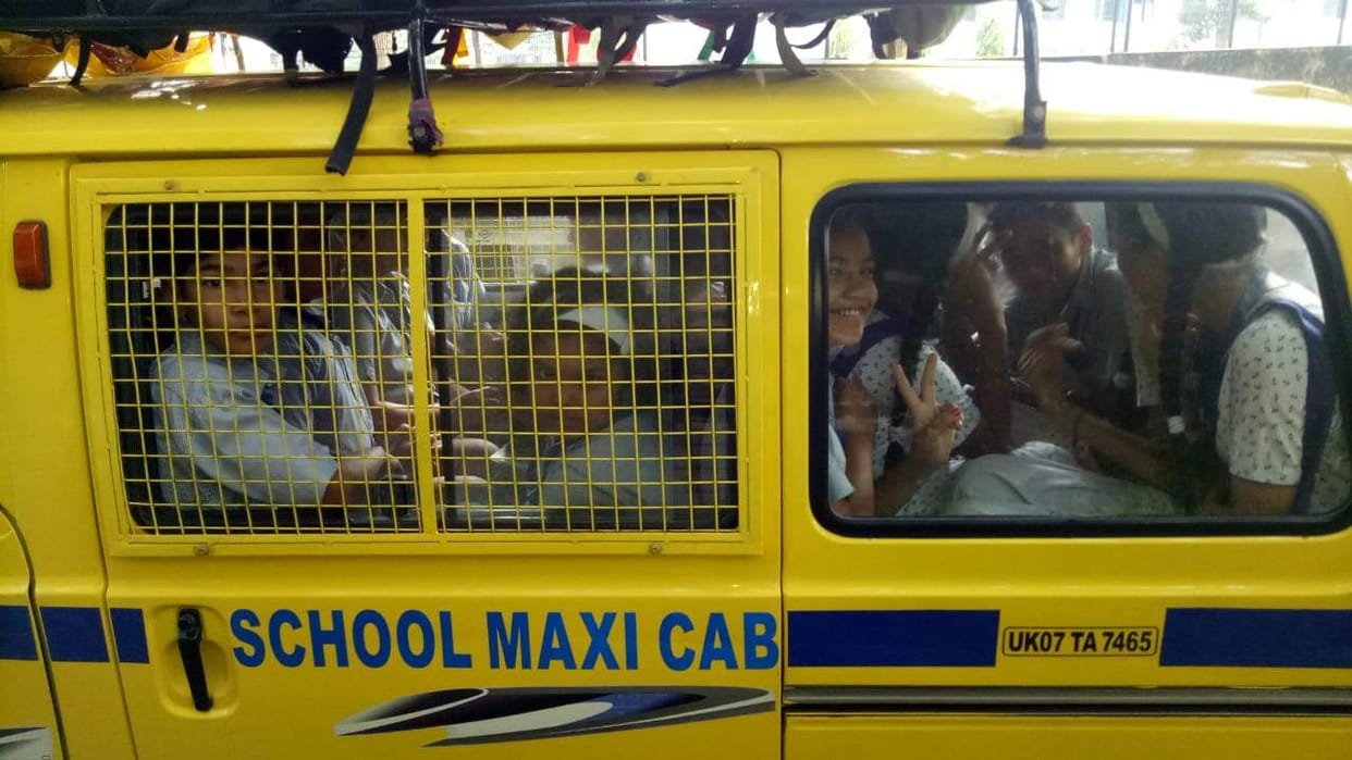 14 vehicle seals, including seven school buses