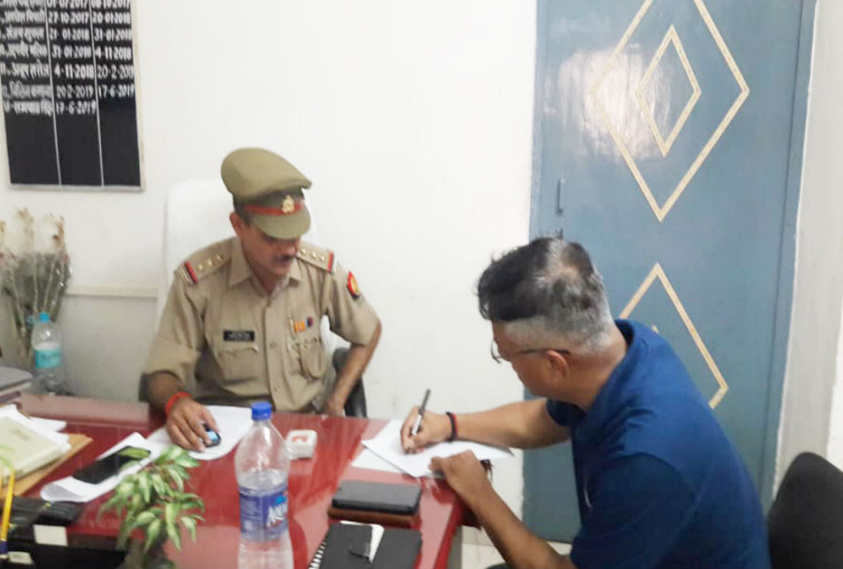 ig a satish ganesh inspected the police station mathura