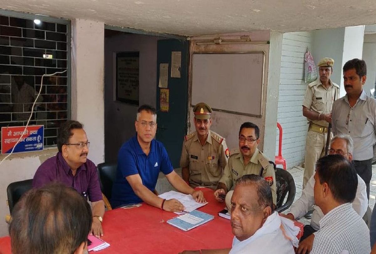 ig a satish ganesh inspected the police station mathura
